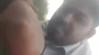 Bihari couple fucks in an open area in outdoor sex MMS