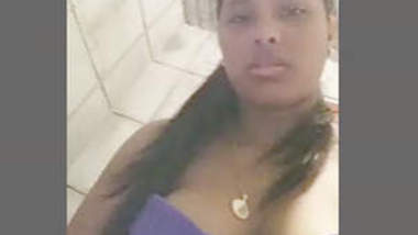 Horny Desi Tamil girl masturbating with bottle