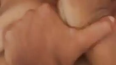 Shy Desi XXX babe gets her hairy pussy hard fucked by her boyfriend MMS