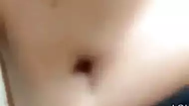 Lonely wife in relationship with lover goes nude