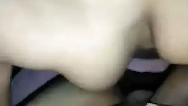 Indian girl rubs her boobies against a small cock in first-person porn