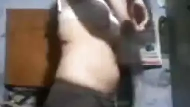 Fully nude dressing solo show