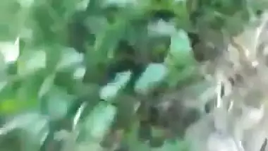 Local Adivasi girl having sex with lover in forest