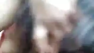 A Horny Bangla bitch gives a blowjob in a car