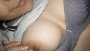 Desi hot hijab girl boobs showing and fucking part 16